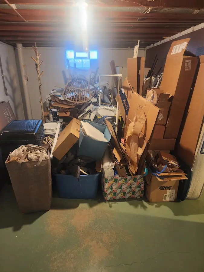 Roll-off dumpster container at job site for Construction Dumpster Rental in Shelby